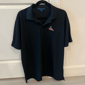 Black Polo- Merican Mule size Large
